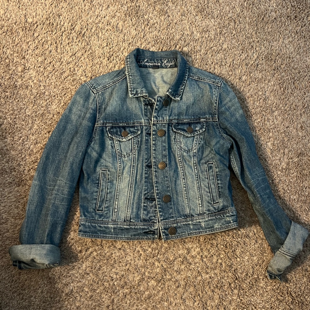 American Eagle denim jacket size medium